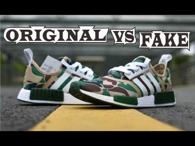 Bape x Adidas NMD R1 Green Camo Original YouTube