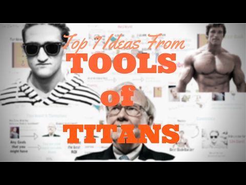 TOOLS OF TITANS by Tim Ferris | Animated Breakdown | The  traits of Extremely Successful People