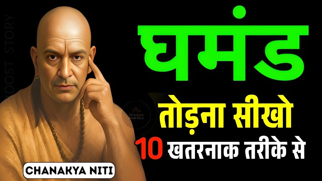 😈 जो खुद को बड़ा समझते हैं, उनका घमंड ऐसे तोड़ें | Chanakya Niti Motivation