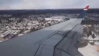 US Airways Express Flight 4530 - DCA to CMH - Embraer E-170 - Arrival (Descent, Approach, Landing)