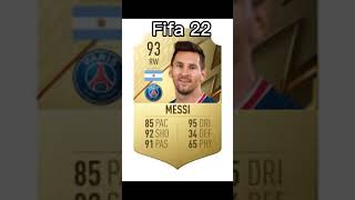 Messi Fifa Evolution Cards