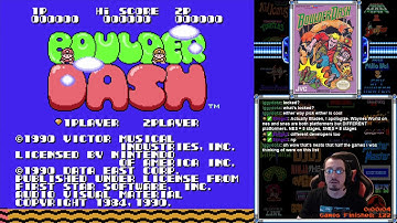 [123] Boulder Dash (NES) (Part 1 - Up to Quest 1 Ocean World) - RetroMasochism