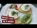 What I Eat in a Week #1 | College Student | lindseyrem