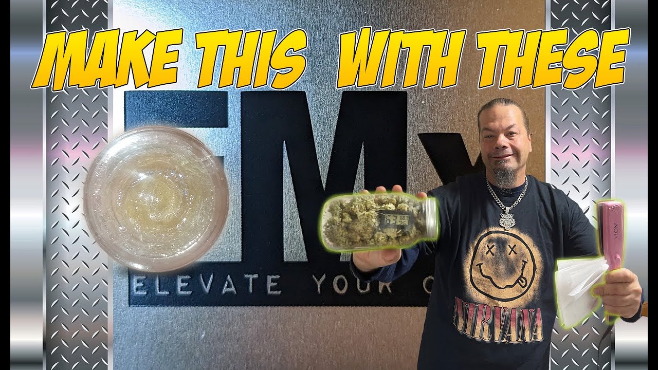 Цветочная канифоль от Press Top Shelf в домашних условиях, дешево и просто!