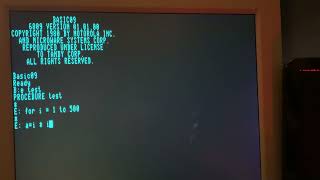 BASIC09 Demo program