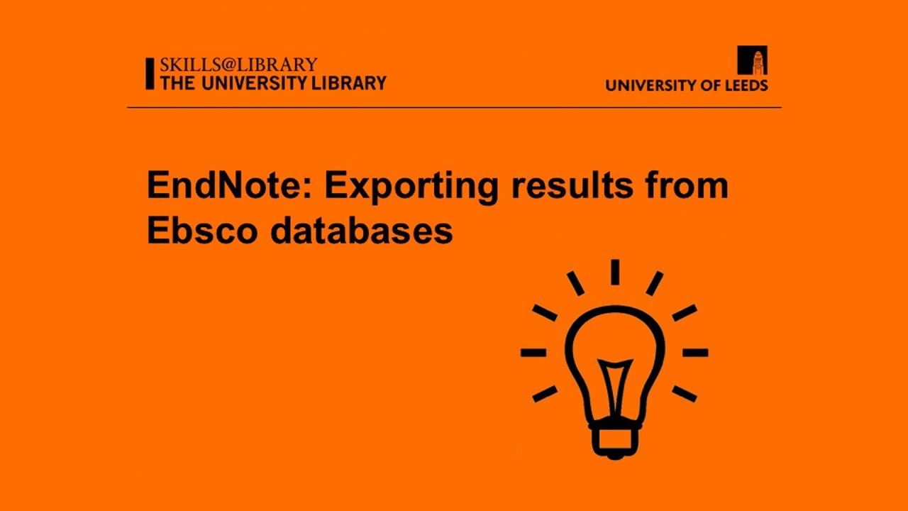 endnote basic export