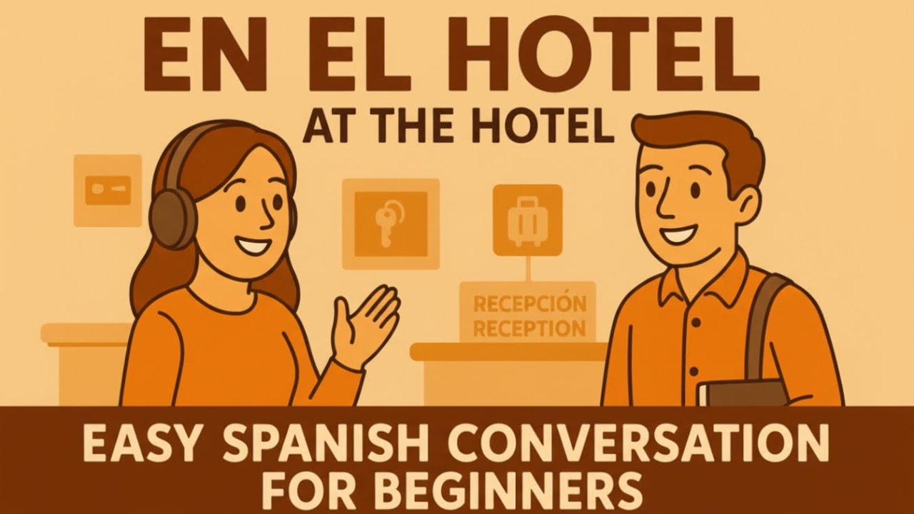 Spanish for Travel: Hotel Check-In + Room Problems | Real Beginner Dialogues (Part 1)