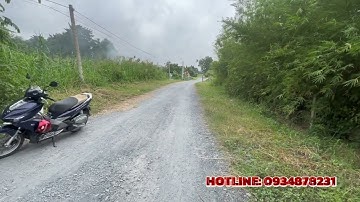 LÔ ĐẤT MẶT TIỀN SÔNG SÀI GÒN GẦN QUẬN 12, NGANG 10 x 17 FULL THỔ CƯ, SHR