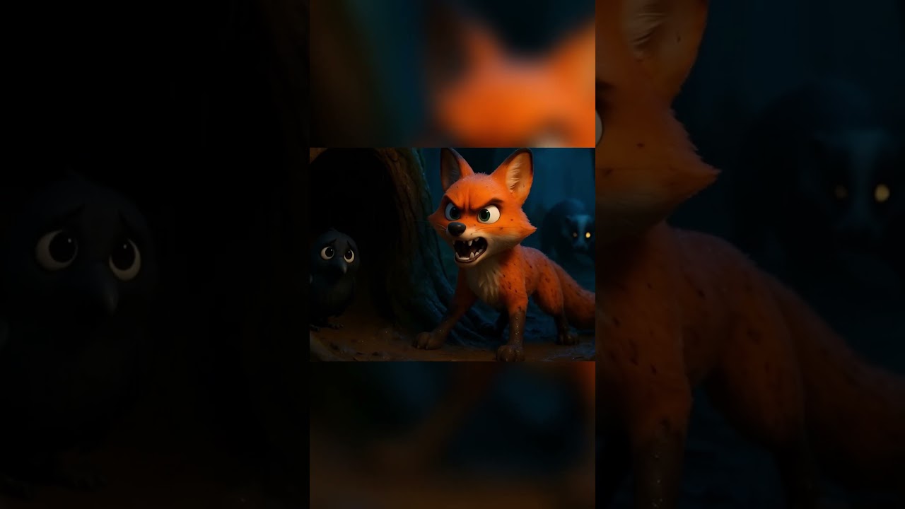 The Fox Who Saved the Raven 🦊💔 | Pixar-Style AI Short Film