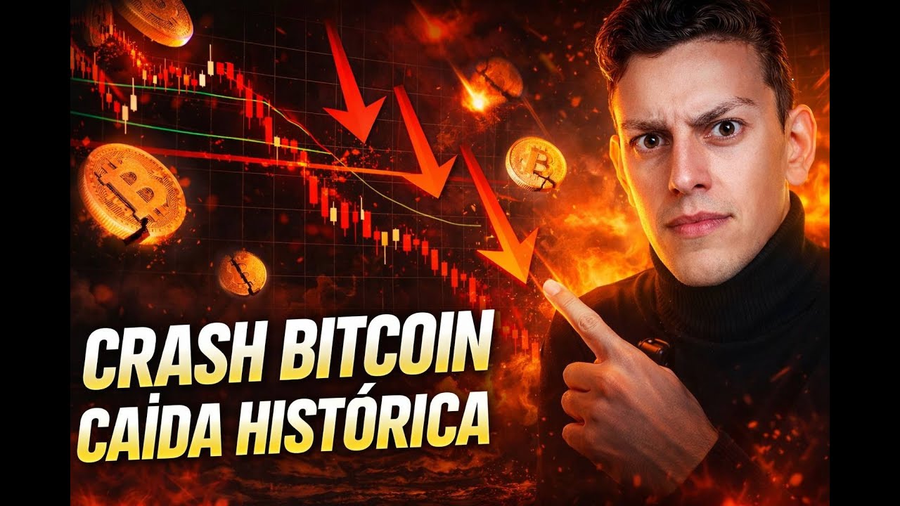Se avecina caída histórica en Bitcoin - Crash en mercado cripto 🔴