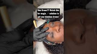 Thin EyeBrow Solutions! 1. #browlamination 2. #Browgrowthserum 3. #castoroilforhairgrowth 4. #blade