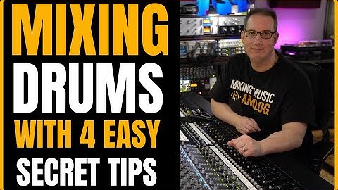 Drum MIXING TIPS | 4 EASY Steps to BIG Drums
