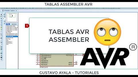 ✔️ Assembler AVR TABLAS ASM [Direccionamiento Indirecto]