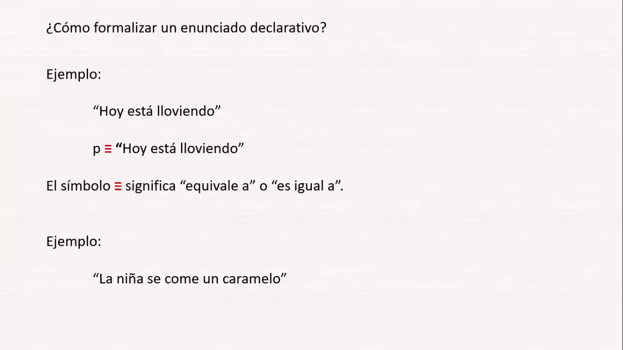 Curso de lógica proposicional 01 Formalización I
