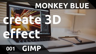 GIMP: how to create 3D effects of objects
