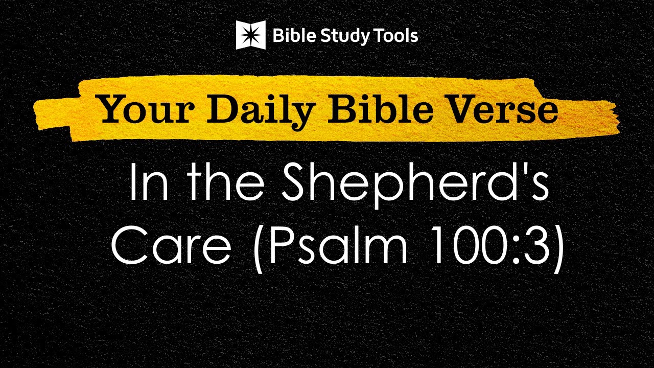 In the Shepherd's Care (Psalm 100:3)