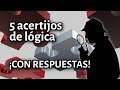 5 acertijos de lógica CON RESPUESTAS - ¿Difíciles o imposibles?