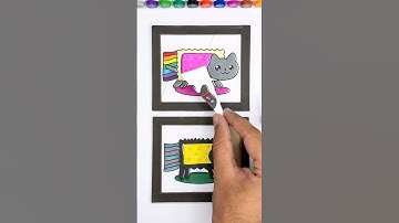 Sprunki OC Nyan Cat Beautiful Cardboard Puzzle craft 🧩♥️🎨 #incrediboxsprunki #ytshorts #tredning