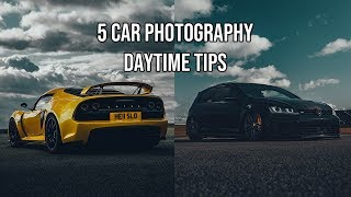 5 Car Photography Daytime Tips