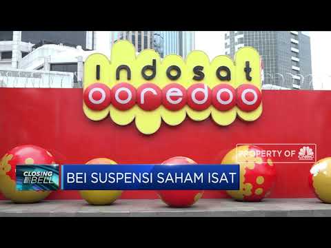 Meroket 146% Sebulan Terakhir, BEI Suspensi Saham ISAT
