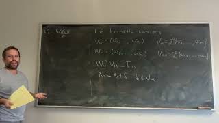 Math 639 Week 9 Bi Orthogonal Lanczos