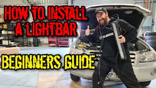 How to install a lightbar/spotlights (Beginners guide)