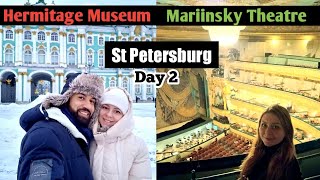 How big are Hermitage museum and Mariinsky theater of St Petersburg | Inside Hermitage and Mariinsky