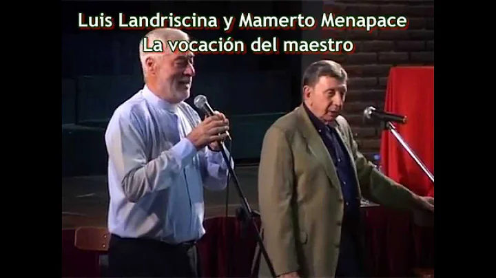 Luis Landriscina y el Padre Mamerto Menapace habla...