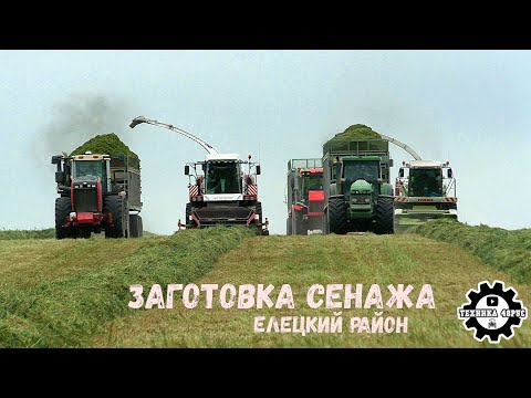 Видео: Заготовка сенажа в Елецком районе Весь цикл на видео Лето 2022 года