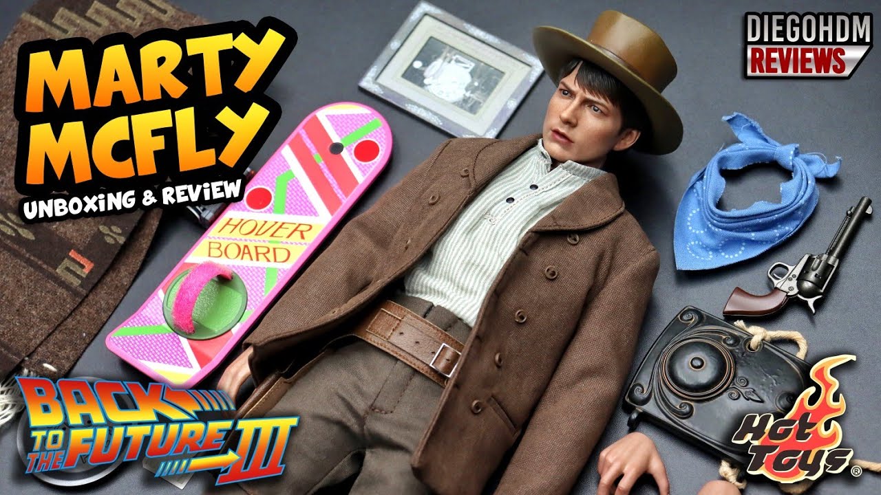 Hot Toys MARTY MCFLY Back to the Future 3 Unboxing e Review BR ...