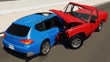BeamNG Drive Head On Crashes! High Speed Collisions! #1 BeamNG Drive