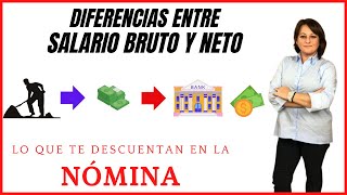 Que es SALARIO BRUTO y SALARIO NETO💵 [GUÍA para ENTENDERLO]