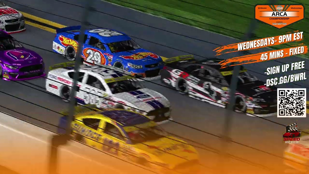 Broken Wing Racing League | ARCA iRacing Oval Series | Season 6 - Round 1 @Daytona | Highlight Clips