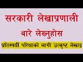 लेखा पाड़ालीका आधारभूत प्रश्नहरू