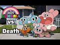 Death vs Anais, Darwin, Gumball, Nicole, Richard #theamazingworldofgumball