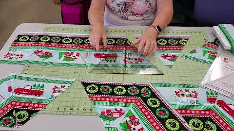 Border Table Runner using 60° Ruler