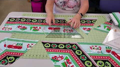 Border Table Runner using 60° Ruler