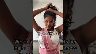 When A Brown Girl Puts Her Hair Up