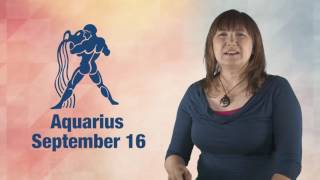 Daily Horoscope September 16, 2016: Aquarius