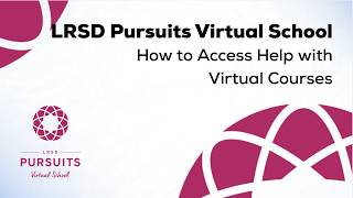 How to Access Help with Virtual Courses