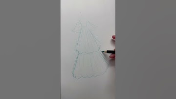 How To Sketch Quick Rough Fashion Designs In 2 MINUTES/Thumbnail Sketches