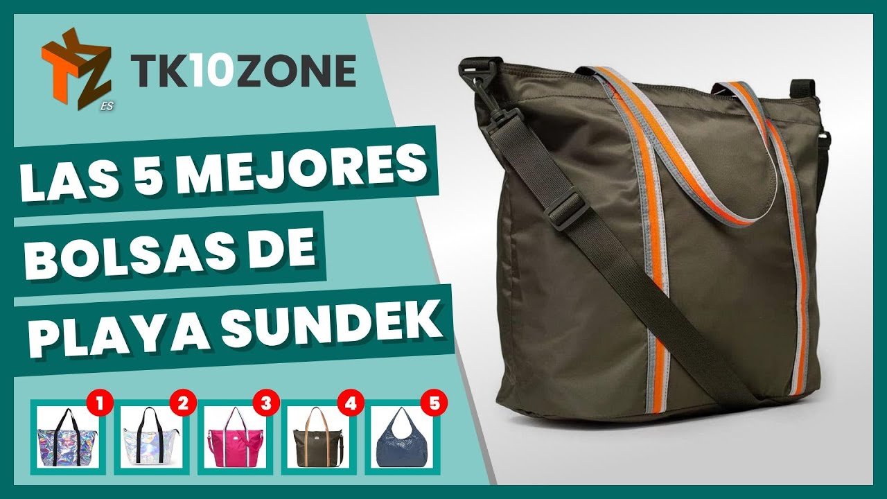 Las 5 mejores bolsas de playa sundek - YouTube
