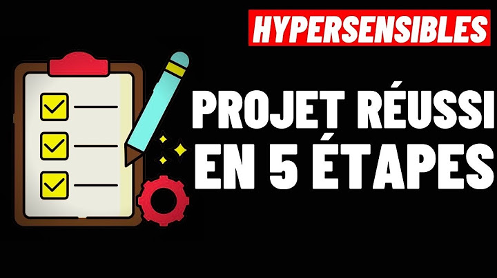 LA MÉTHODE EN 5 ÉTAPES POUR  RÉUSSIR TOUS SES PROJETS