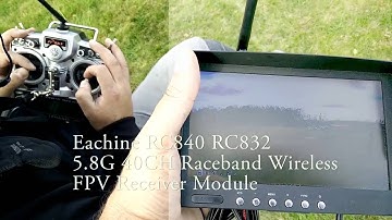 BANGGOOD Eachine RC840 RC832 5.8G 40CH Raceband Wireless FPV Receiver Module