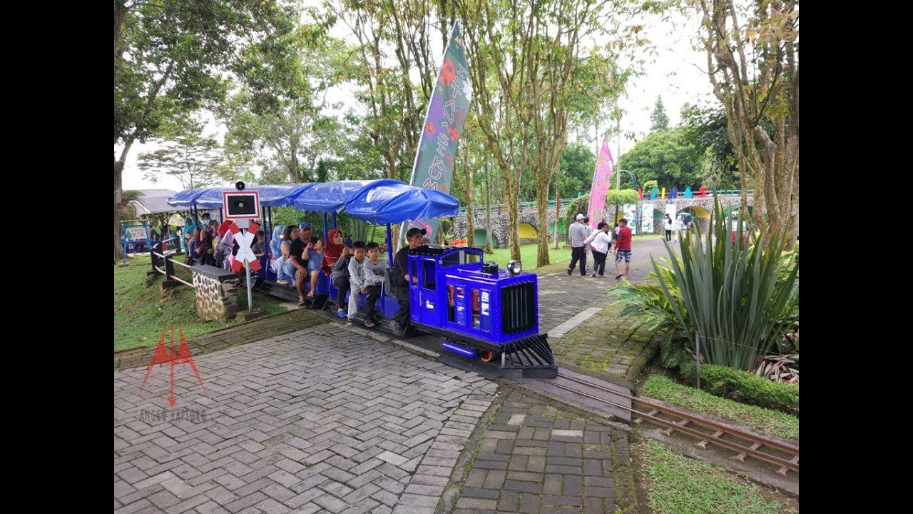 Perlintasan Kereta Mini Taman Bunga Nusantara YouTube