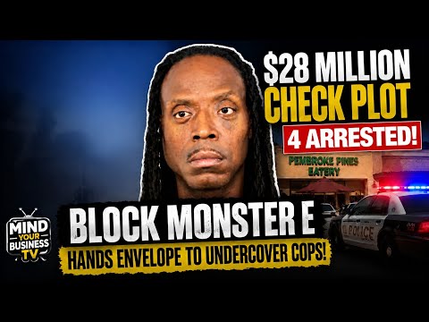 28 Million Tax Refund Sting: Block Monster E Allegedly Hands Envelope to Undercover Feds