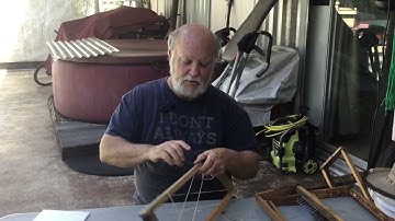 Fast and Easy Way to Frame up Bee Comb from Rescues and Cut-outs