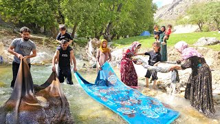 A happy and relaxing day by the river with Zahra's family