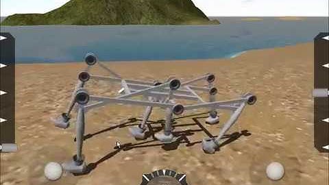 6 legged walker on SimplePlanes Simple Planes