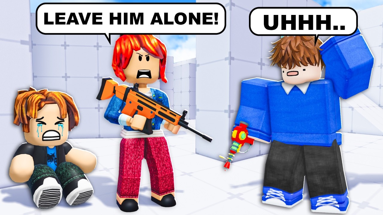 I Made a KID Mad, and His MOM Joined.. (Roblox Rivals)